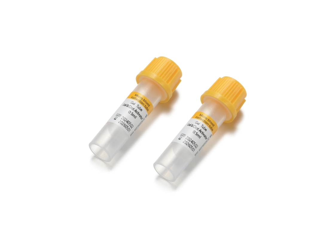 Micro Sample Collection Tube – Gel Separation Flat Bottom