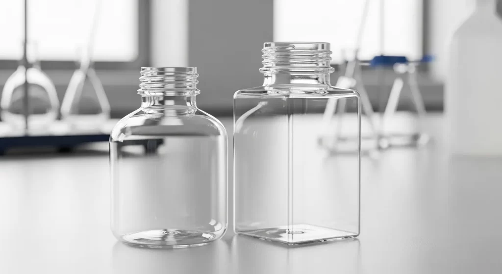 PPPE Round Bottle & Square Bottle for lab