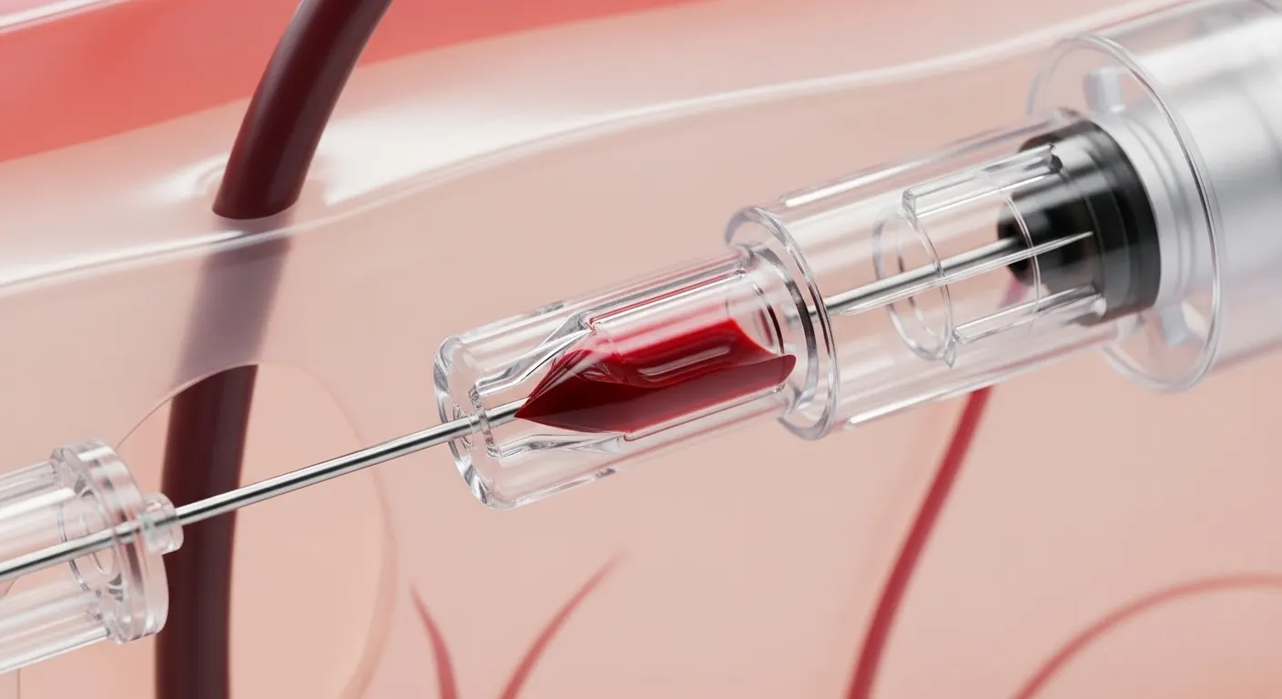 Visible Flashback Type Blood Collection Needle