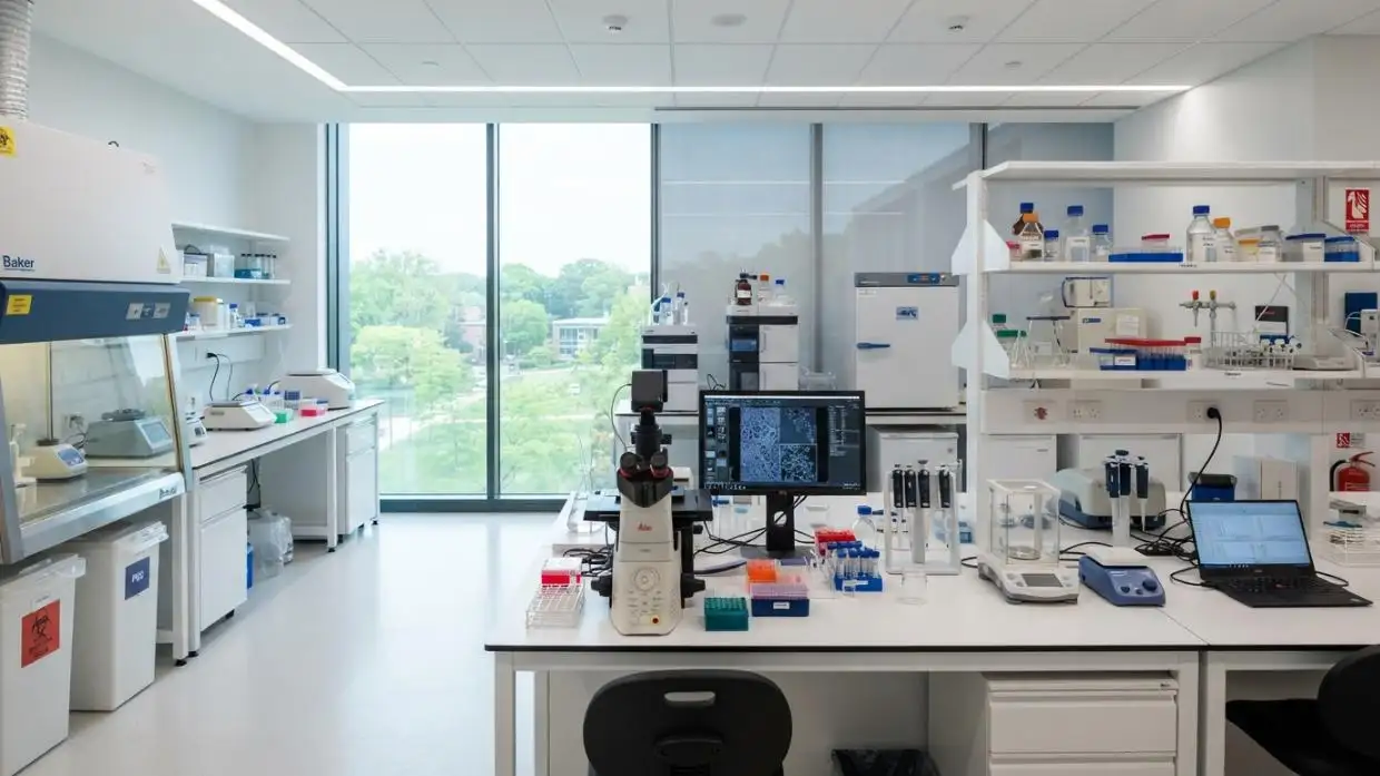 Professional Compound Microscope for Biology Lab